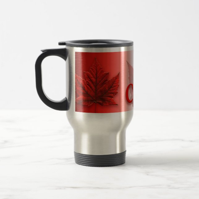 Canada Travel Mugs Canada Maple Leaf Souvenir Cups (Left)