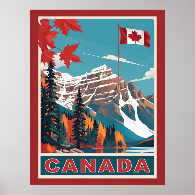 Canada Travel Poster (Front)