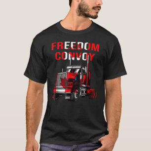 Canada Truck Freedom Convoy Canadian Trucker Rule  T-Shirt