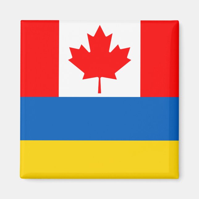 Canada Ukraine Magnate Magnet (Front)