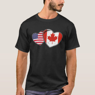 Canada USA America Hockey Canadian Maple Leaf  13 T-Shirt