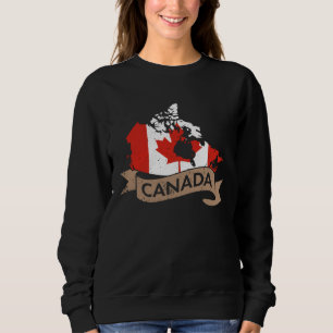 Canada USA America Hockey Canadian Maple Leaf  4 Sweatshirt