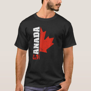Canada USA America Hockey Canadian Maple Leaf T-Shirt