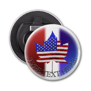 Canada USA Bottle Opener Personalised Souvenirs