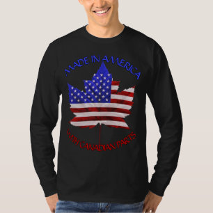 Canada USA Shirt Personalised US Canada T-shirts