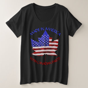 Canada USA Shirt Plus Size Personalised T-shirts