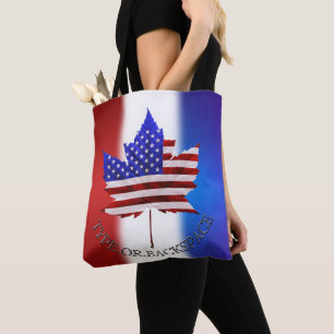Canada USA Tote Bags Canada / US Souvenir Bags