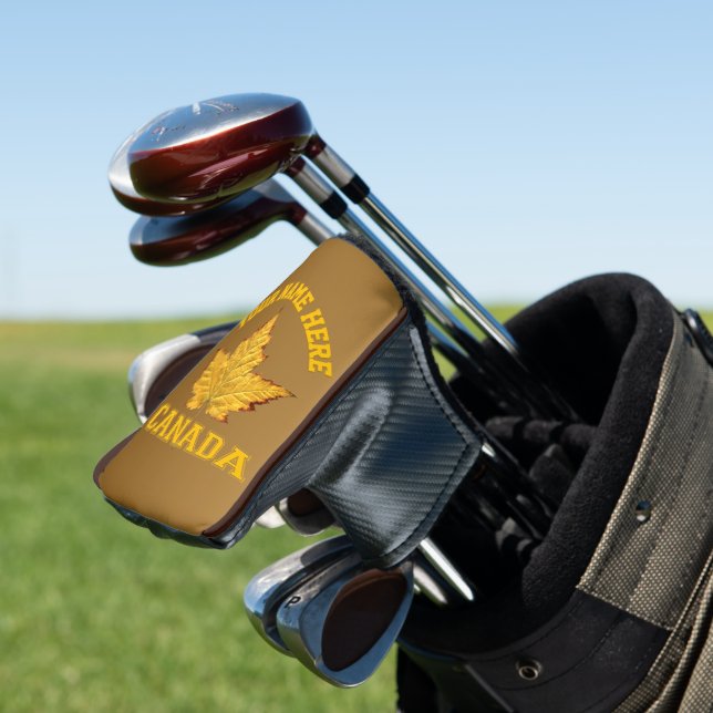Canada Varsity Golf Putter Cover Sporty Canada (In Situ)