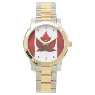 Canada Watch Canadian Flag Souvenir Wristwatch