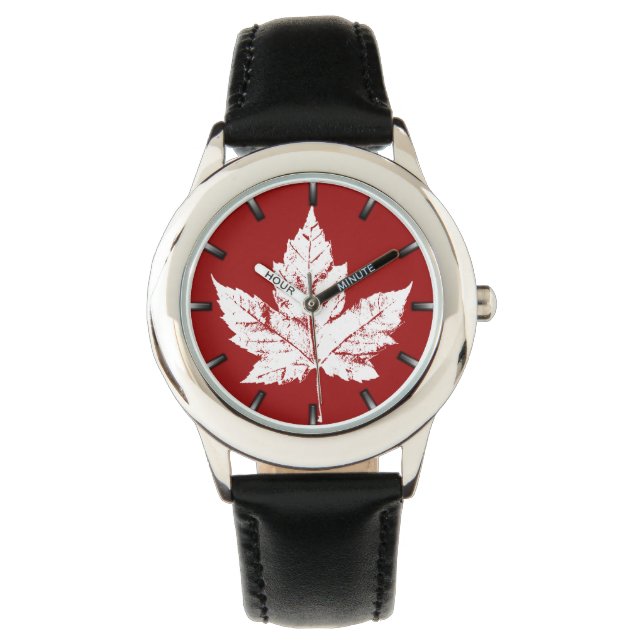 Canada Watch Kid's Canada Souvenir Wrist Watch (Front)
