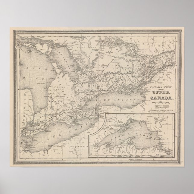 Canada West Upper Poster (Front)