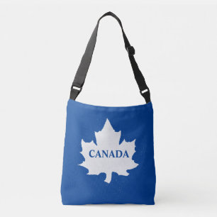 CANADA White Maple Leaf Crossbody Bag
