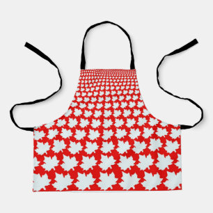 Canada White Maple Leafs  Apron