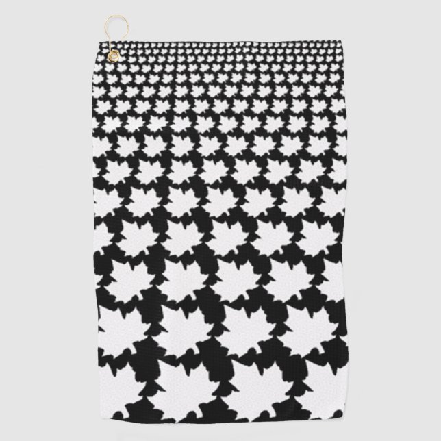 CANADA White Maple Leafs Golf Towel  (Front)