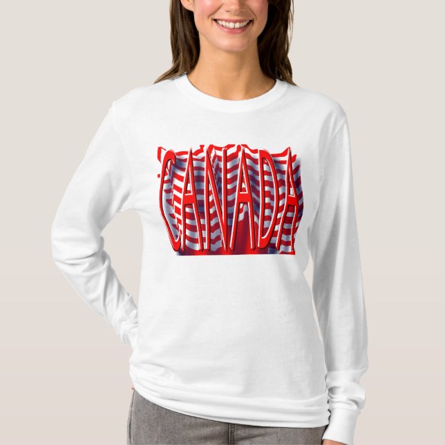 Canada womens t-shirts (Front)
