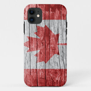Canada wooden flag Case-Mate iPhone case