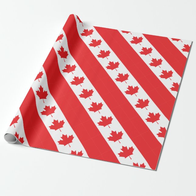 Canada Wrapping Paper (Unrolled)