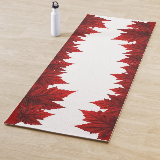 Canada Yoga Mats Canada Maple Leaf Yoga Mat (In Situ)