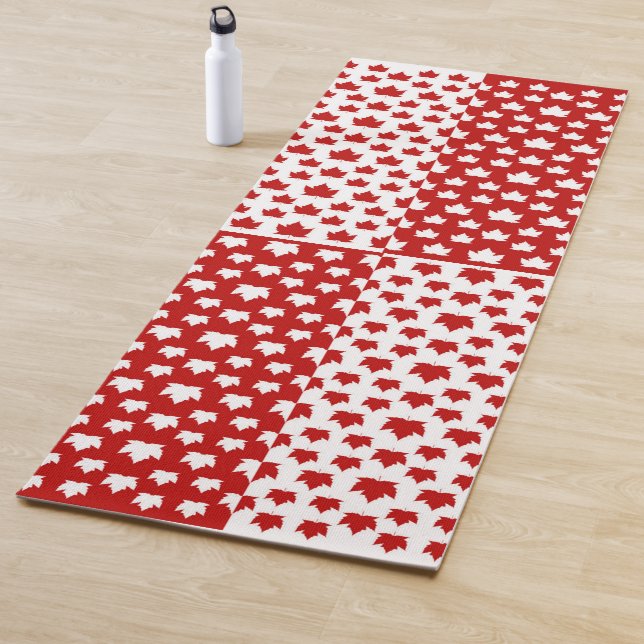 Canada Yoga Mats Canada Maple Leaf Yoga Mat (In Situ)