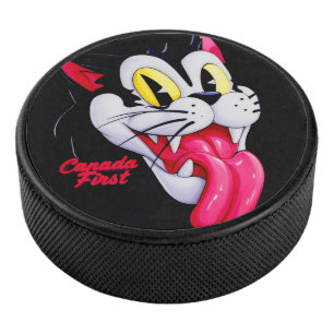 CANADAFIRST CAT HOCKEY PUCK