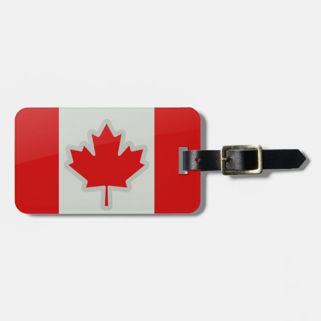 Canadain Flag - luggage tag (Front Horizontal)