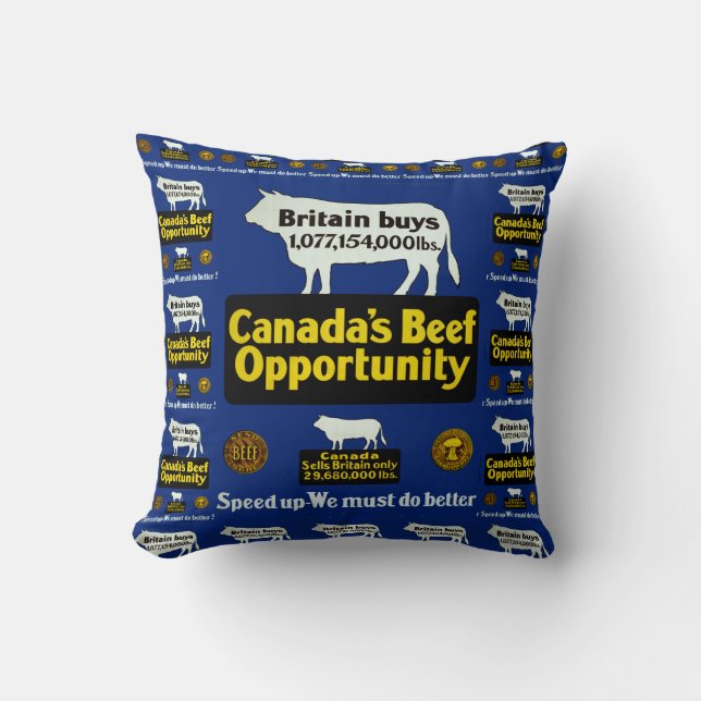 Canada's Beef Opportunity Cushion (Front)