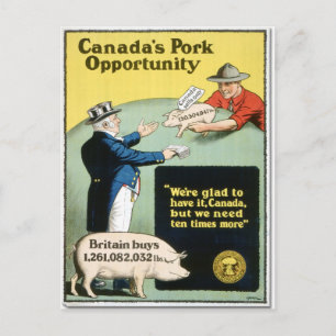 Canada's Pork Opportunity Postcard