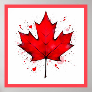 Canada's Soul Leaf Poster