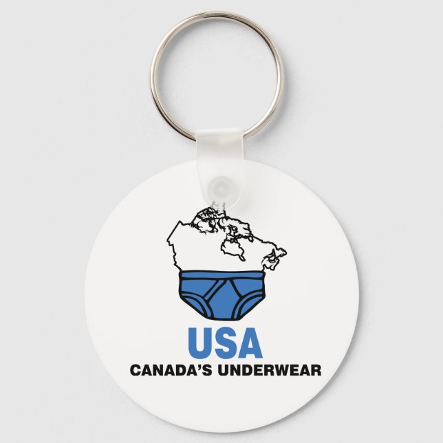 Canada's Underwear Key Ring (Front)