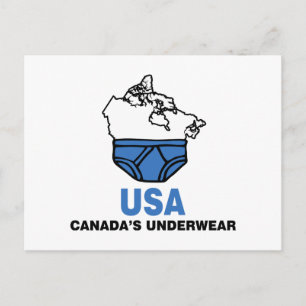 Canada's Underwear Postcard