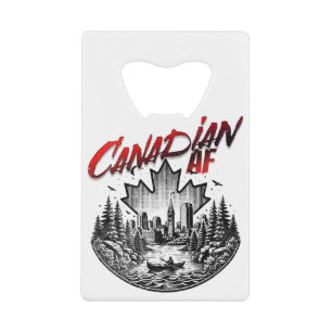 Canadian AF Scenery Landscape Canoe Maple leaf