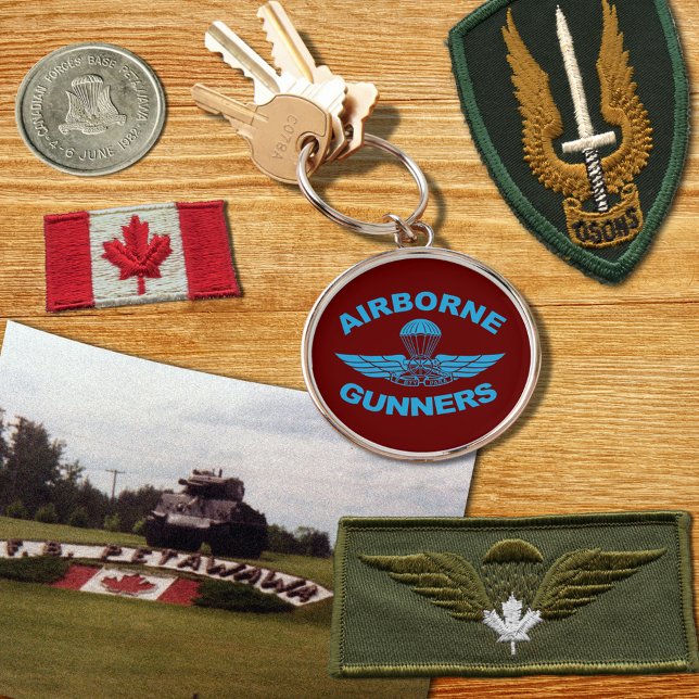 Canadian Airborne Gunners Keychain (Creator Uploaded)