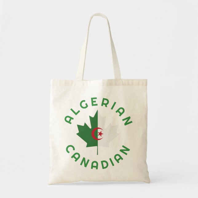 Canadian Algerian  Roots Tote Bag (Front)