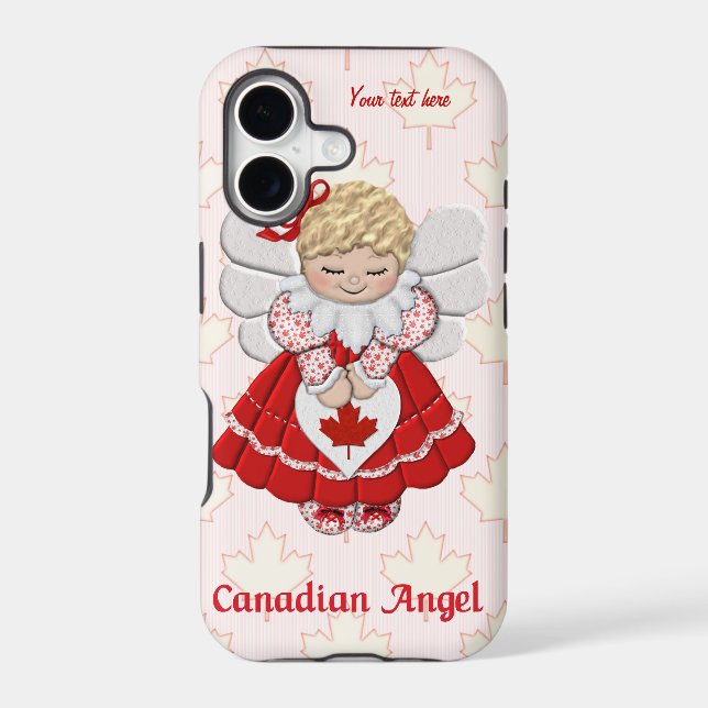 Canadian Angel and Maple Leaf  - Customise (Back)