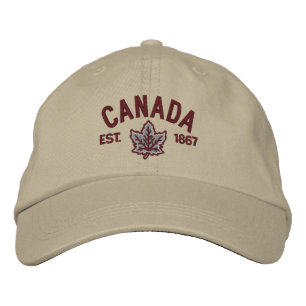 Canadian Anniversary Embroidery Canada Embroidered Hat