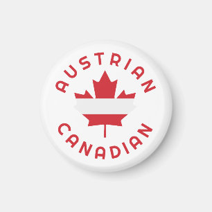 Canadian Austrian Roots Magnet