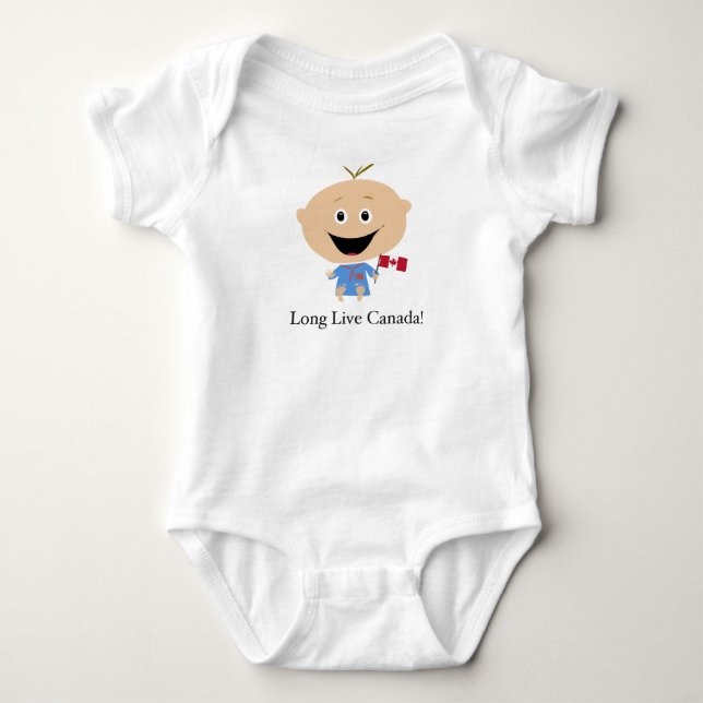 Canadian baby boy - bodysuit (Front)