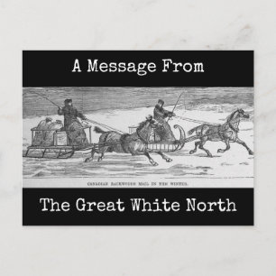 Canadian Backwoods Mail Postcard