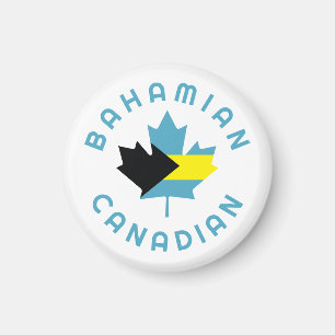 Canadian Bahamian Roots Magnet