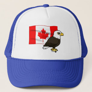 Canadian Bald Eagle Trucker Hat