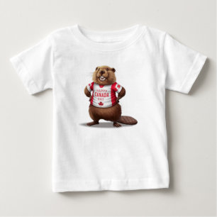Canadian Beaver Canada Day Baby T-Shirt