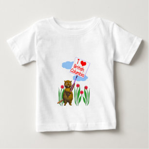Canadian Beaver Loves British Columbia Baby T-Shirt