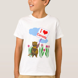 Canadian Beaver Loves Canada T-Shirt