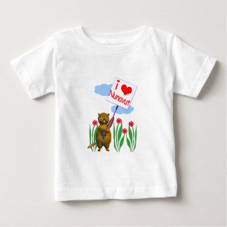 Canadian Beaver Loves Nunavut Baby T-Shirt