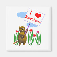 Canadian Beaver Loves Saskatchewan