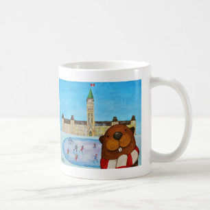 Canadian Beaver Mug Funny Canadian Gift Mug