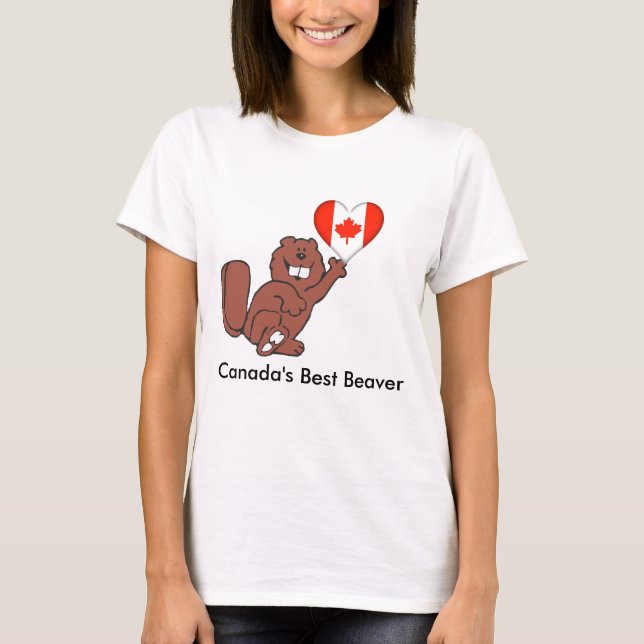 Canadian beaver... T-Shirt (Front)