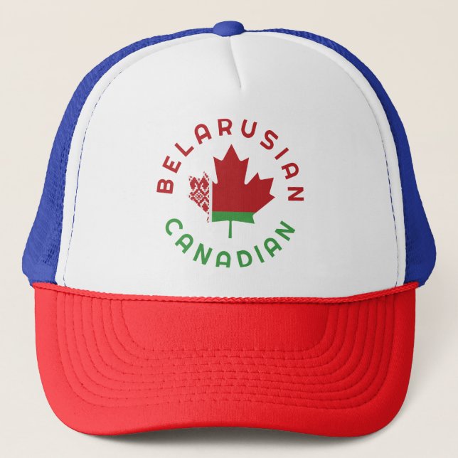 Canadian Belarusian  Roots Trucker Hat (Front)