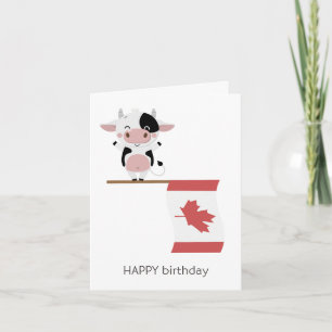 Canadian Birthday Card – Happy Birthday