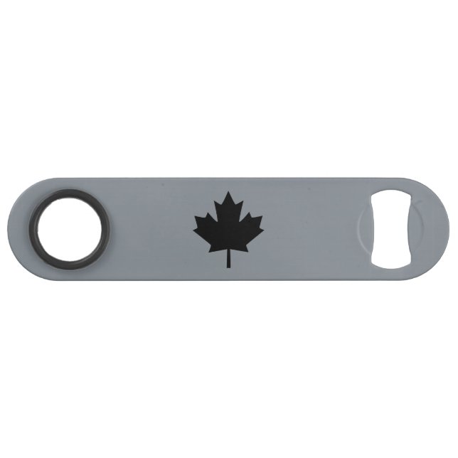 Canadian Black Maple Leaf Symbol (Front (Horizontal))